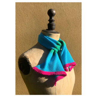 Odyssey Cashmere + Cotton Necktie “Mural, Parrot + Punk”