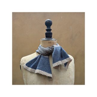 Cashmere & Linen Necktie “Selvedge + Dark Natural”