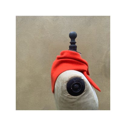 Neckerchief in Lambswool “Orange Gloss” - Image 3