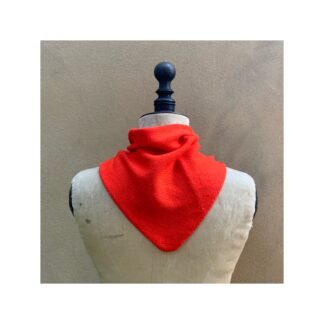 Neckerchief in Lambswool “Orange Gloss”