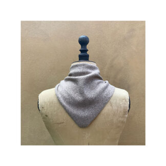 Cashmere + Lambswool un-felted Neckerchief “Mushroom”
