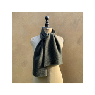 Cashmere + Lambswool felted Scarf “Loden”