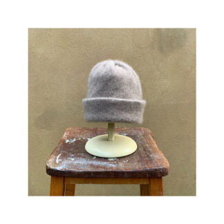 Cashmere + Lambswool felted Hat “Dark Natural”