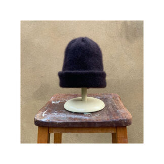 Cashmere + Lambswool felted Hat “Dark Brown”
